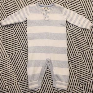 Knit baby onesie